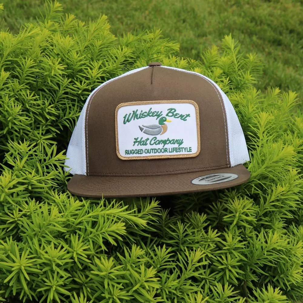 WHISKEY BENT HAT CO. Green Head Adjustable Snapback Outdoor Lifestyle Duck Hat