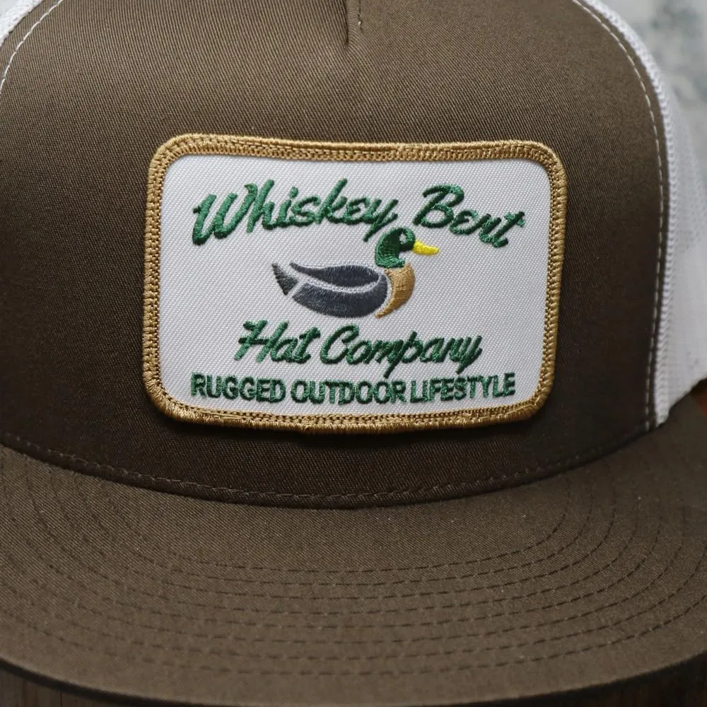 WHISKEY BENT HAT CO. Green Head Adjustable Snapback Outdoor Lifestyle Duck Hat