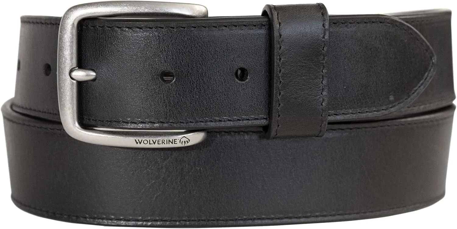 Wolverine Men's Full Grain Leather | Workwear | Heavy Duty | Durable | Everyday | Classic | Casual | Metal Buckle