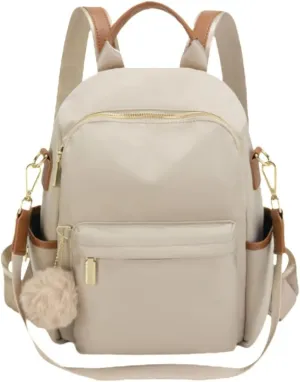 Women's Essential Mini Travel Backpack Fashion Hundreds of Charms Small Backpack Multi-functional Commuter Shoulder Bag