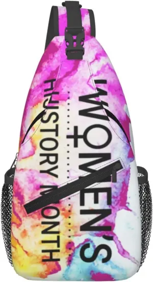 Women'S History Month_ Crossbody Backpack Dachshunds Dog Chest Bag Lightweight One Strap Backpack Multipurpose Travel Hiking For Men Women