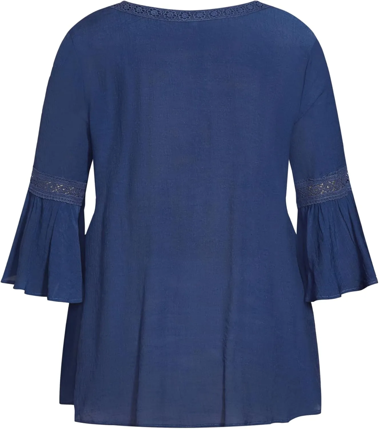 Women's Plus Size Tunic Pleat LACE