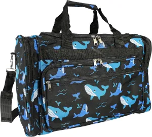 World Traveler Animal Prints 19-inch Duffel Bag, Whale