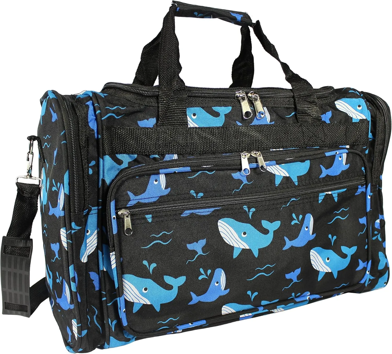 World Traveler Animal Prints 19-inch Duffel Bag, Whale
