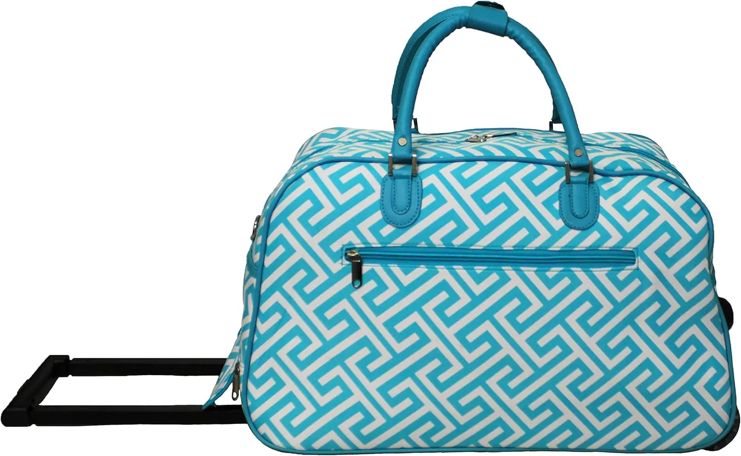 World Traveler Classic Prints 21-inch Carry-on Rolling Duffel Bag