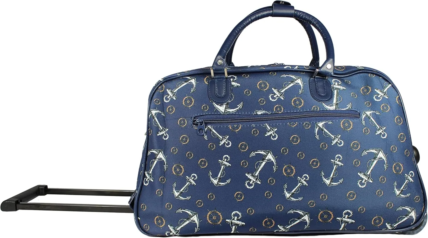 World Traveler Classic Prints 21-inch Carry-on Rolling Duffel Bag