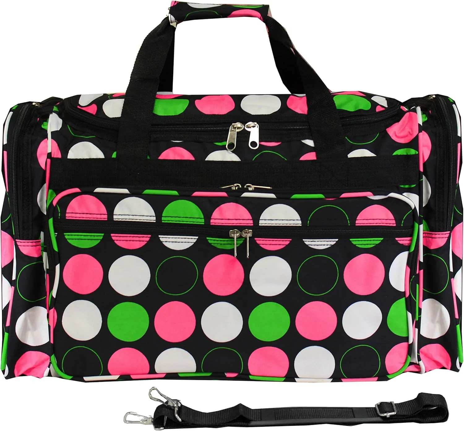 World Traveler Fashion Prints 19-inch Duffel Bag, Multi Dot