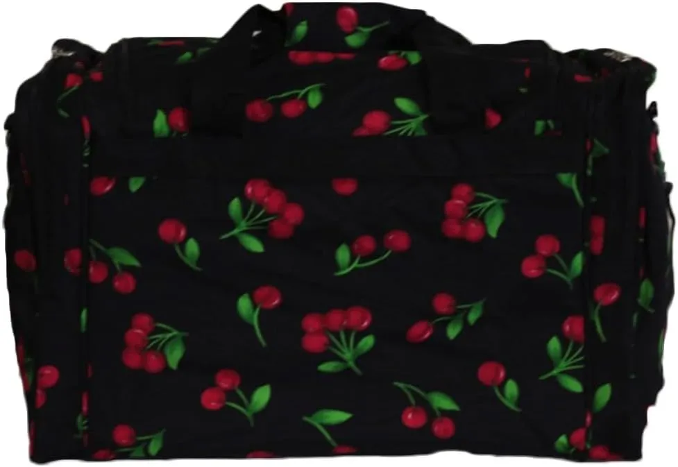 World Traveler Feel Good Prints 19-inch Duffel Bag, Cherry
