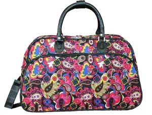 World Traveler Paisley 21-inch Carry-on Shoulder Duffel Bag