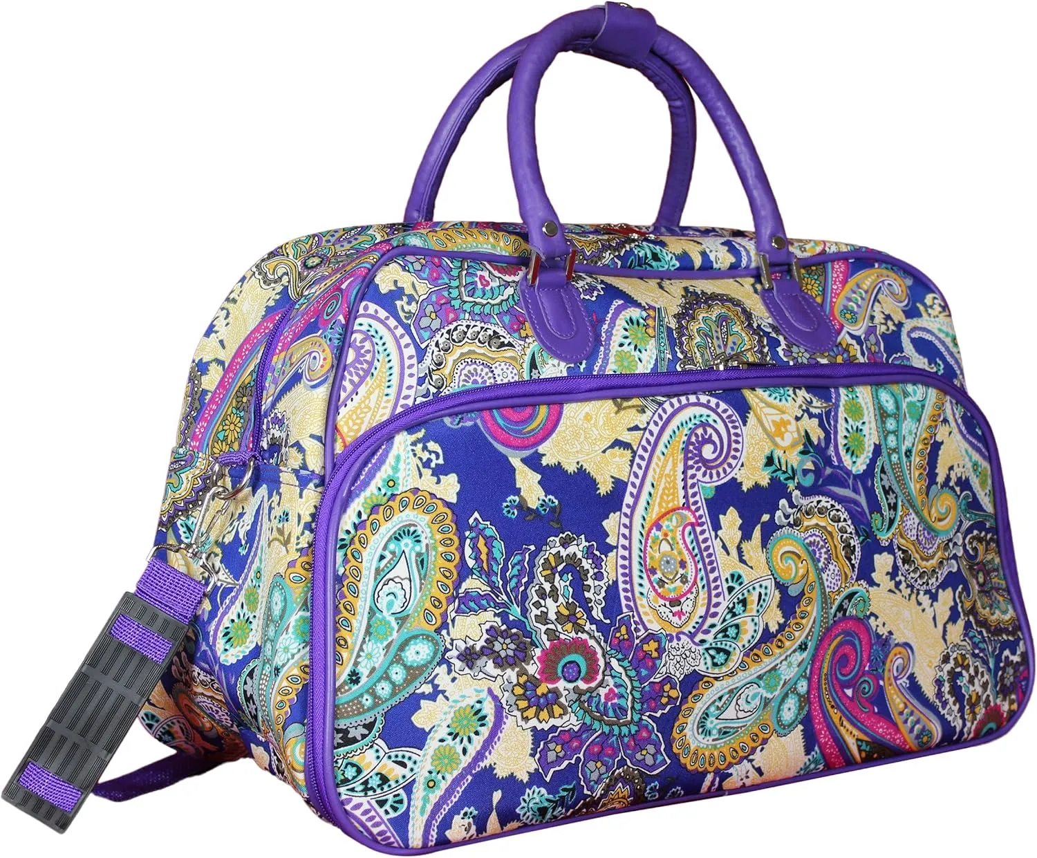 World Traveler Paisley 21-inch Carry-on Shoulder Duffel Bag