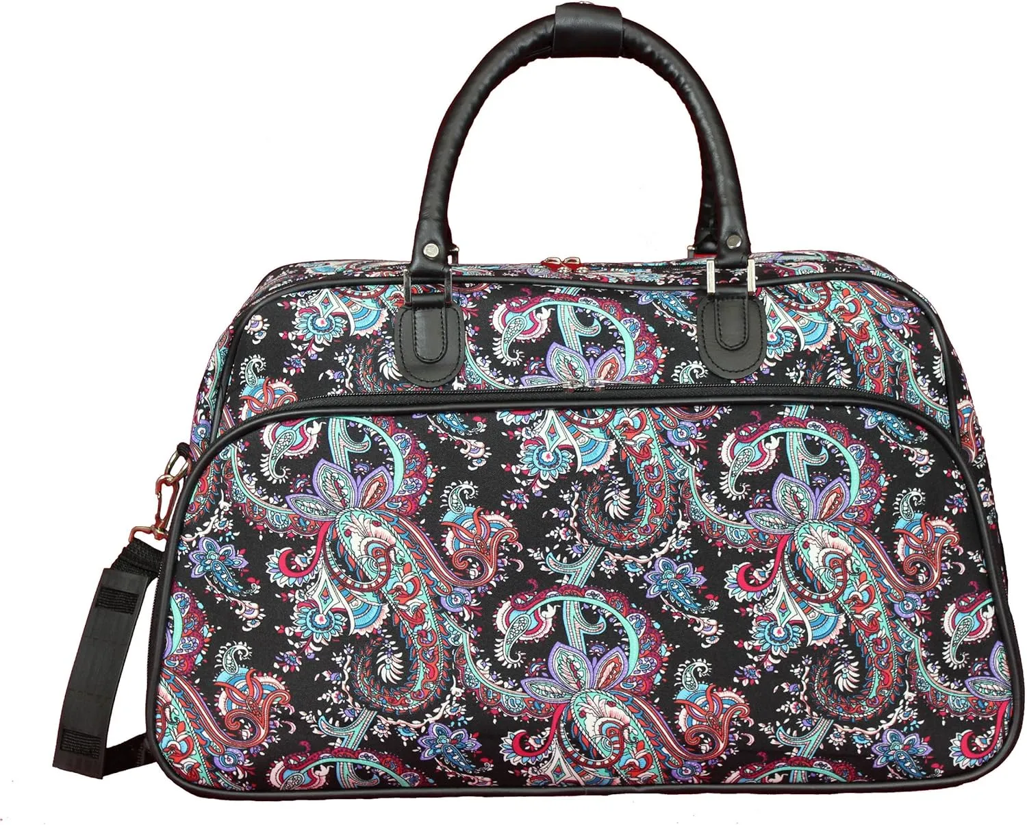 World Traveler Paisley 21-inch Carry-on Shoulder Duffel Bag