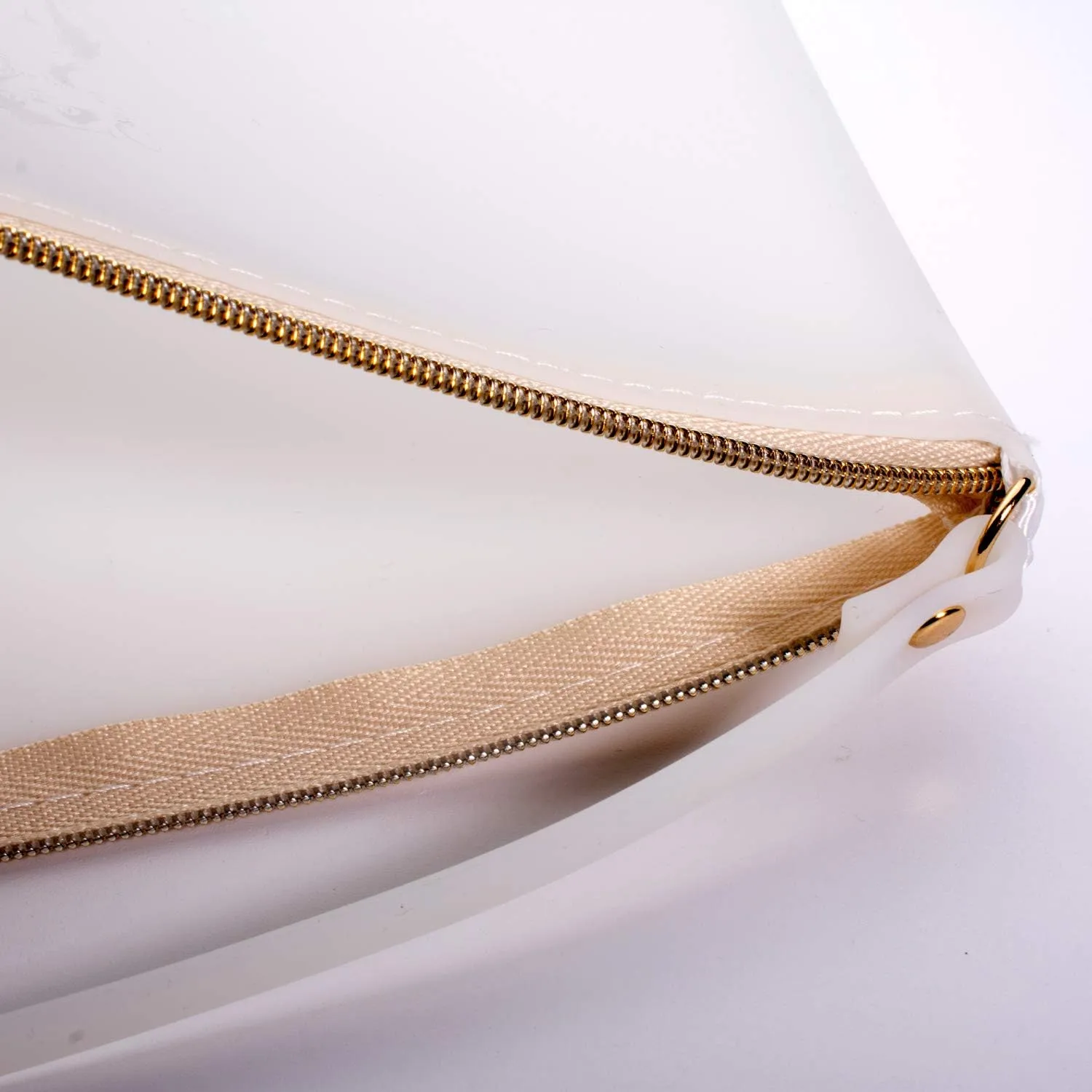 Wristlet by Pudinbag for Women | Zipper Phone Wristlet | Beach Pouch | Water Resistant Silicone | Semi-transparent | Vegan