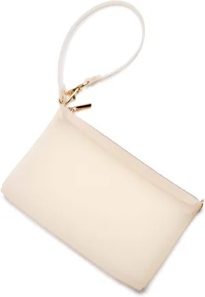 Wristlet by Pudinbag for Women | Zipper Phone Wristlet | Beach Pouch | Water Resistant Silicone | Semi-transparent | Vegan