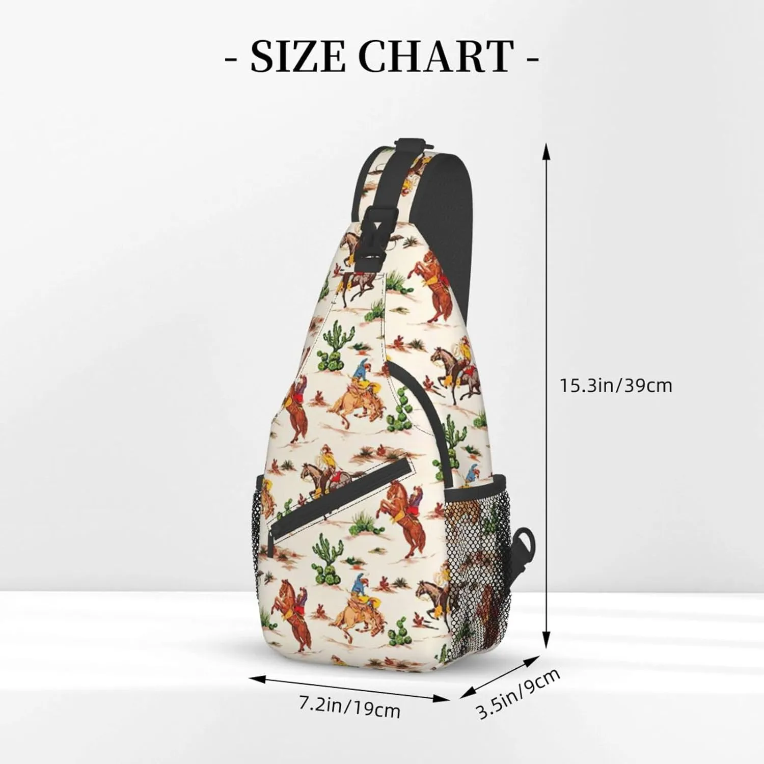 WURTON Black Marble Texture Gold Print Crossbody Sling Backpack Sling Bag Travel Hiking Chest Bag Daypack