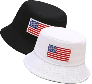 XYIYI 2 Pack Unisex Bucket Hat for Women Men Summer Beach Fishing Hat Sun Hat