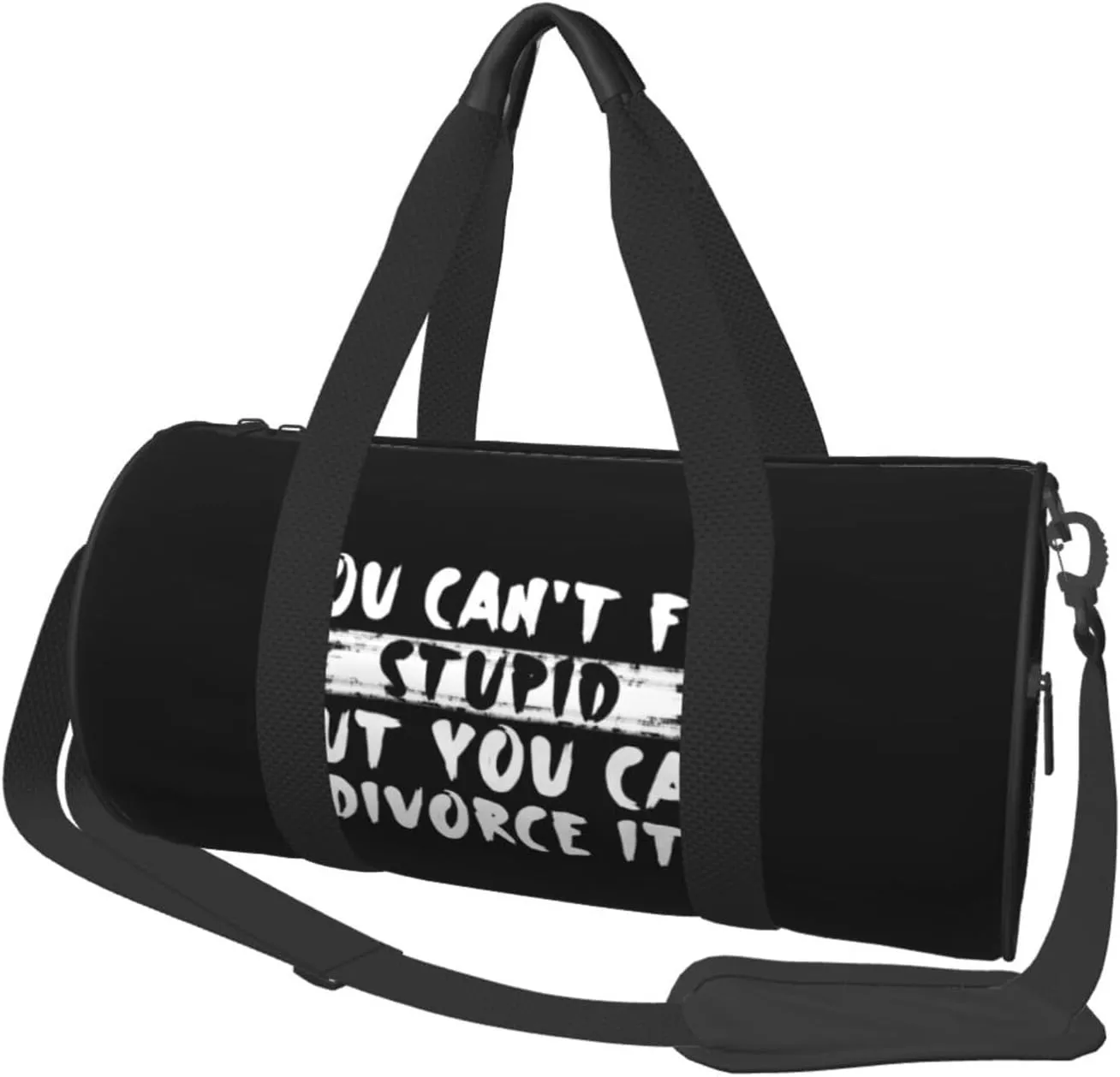 You Can'T Fix Stupid But You Can Divorce It Duffel Bag Gym Bag Travel Sports Tote Large Foldable Beach Swim Yoga3