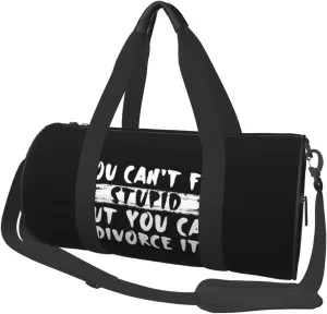 You Can'T Fix Stupid But You Can Divorce It Duffel Bag Gym Bag Travel Sports Tote Large Foldable Beach Swim Yoga3