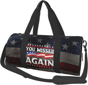 You Missed Again Duffel Bag Gym Bag Travel Sports Tote Large Foldable Beach Swim Yoga8