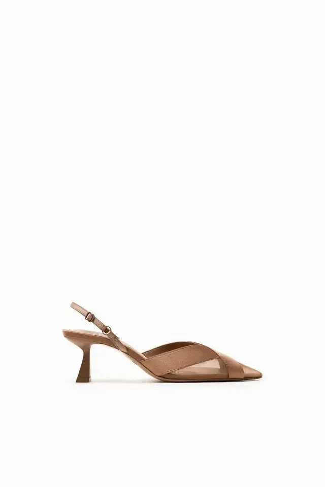 Zara Mesh sling back