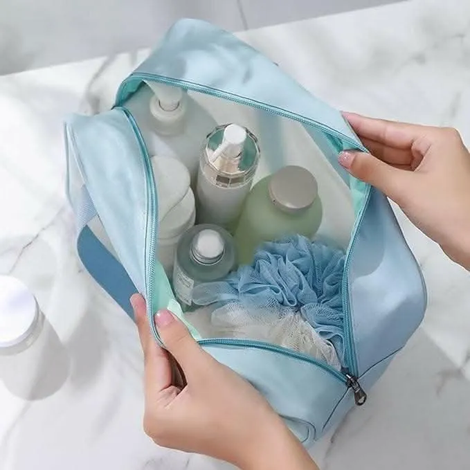 ZEVORA Water-Resistance Toiletries Cosmetics Makeup Storage Organizer Bag