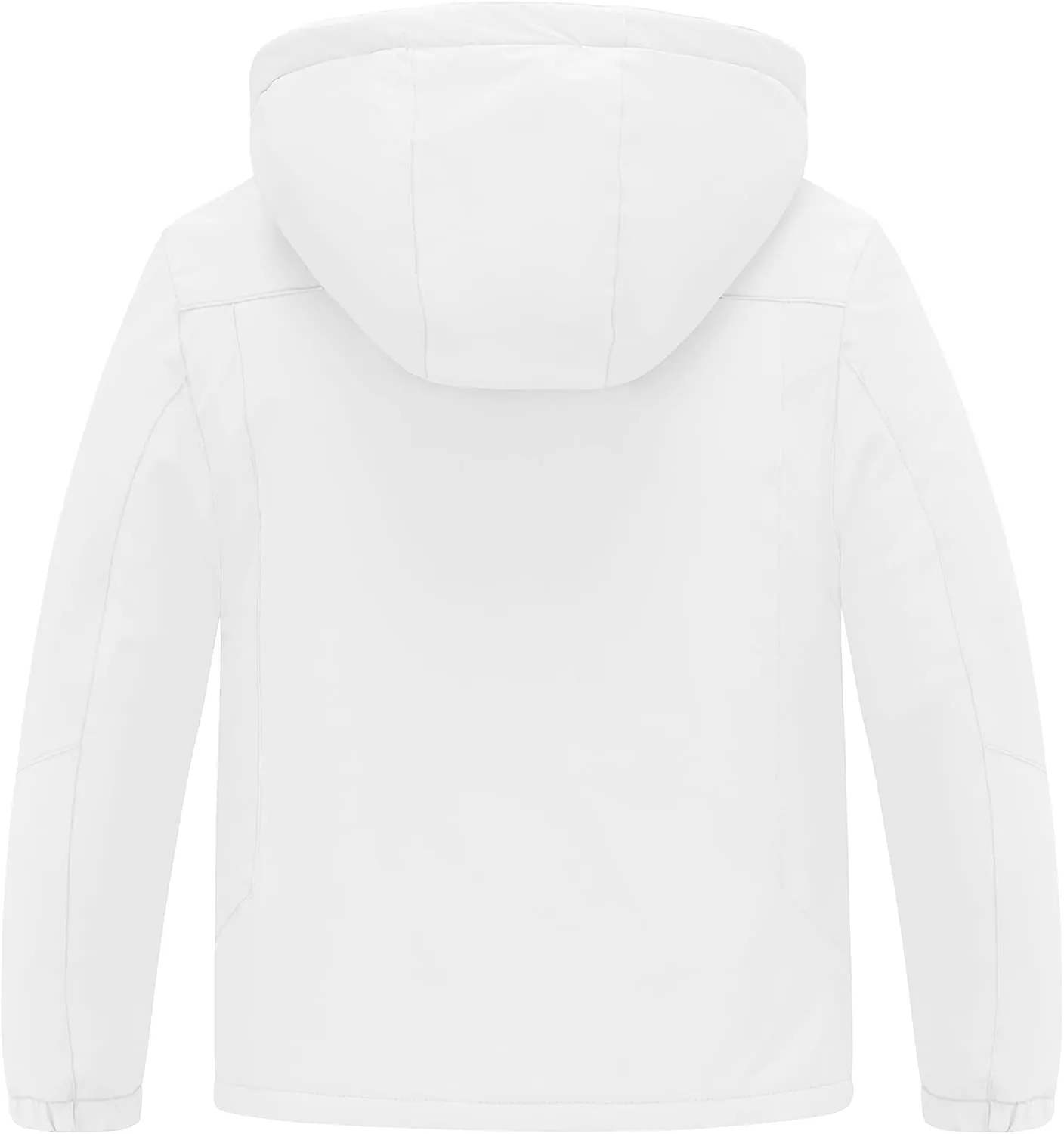 ZSHOW Girls' Ski Jacket Waterproof Fleece Raincoat Windproof Warm Winter Coat with Detachable Hood