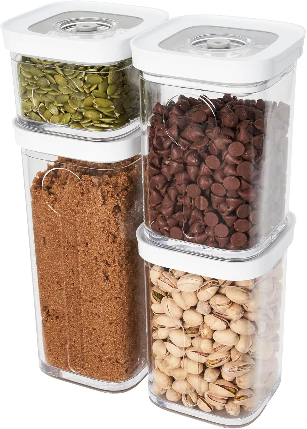 ZWILLING Fresh & Save CUBE Storage Organizer 6-Piece, S, Pantry Organizers and Storage, Plastic, BPA-Free Airtight Dry Food Storage Container, for Storing Herbs, Toppings, Small Nuts and more